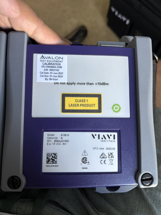 VIAVI ONEADVISOR ONA800A W/OTDR 4126 (CALIBRATED 2025) FREE SHIPPING (TESTED)