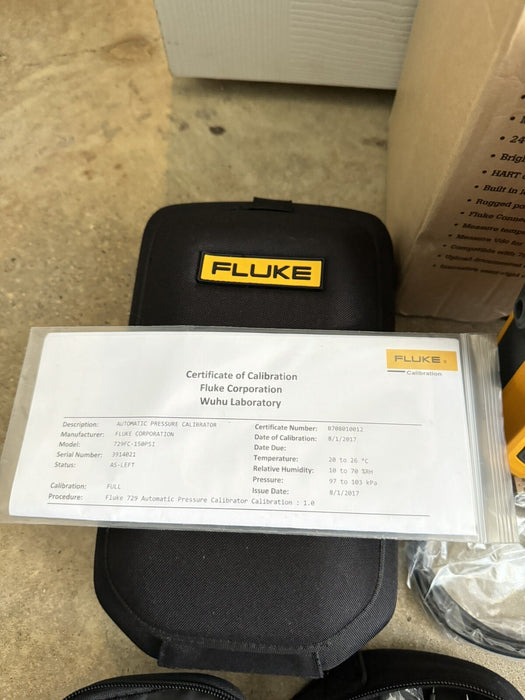 Fluke FLK-729 150G FC Portable Automatic Pressure Calibrator / FREE SHIPPING