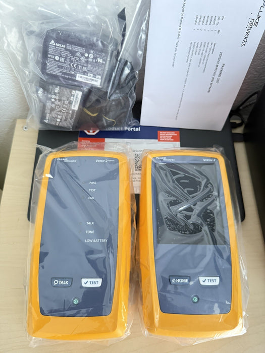 FLUKE NETWORKS VERSIV 2 MAINFRAME & REMOTE W/ WIFI (FACTORY SEALED NEW ) MFD2024
