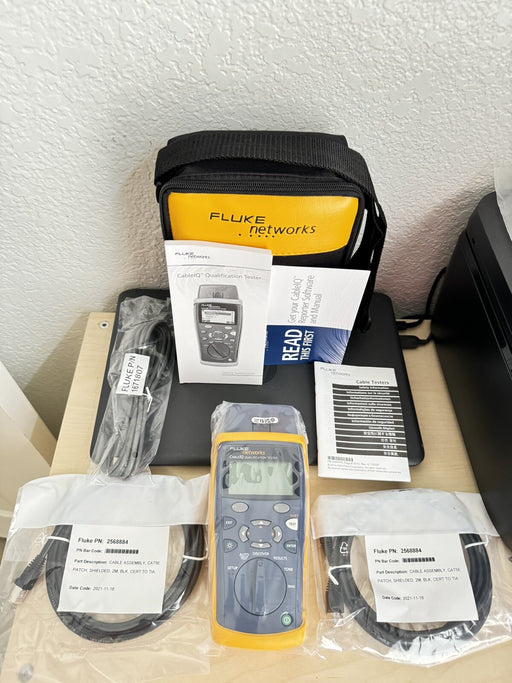 FLUKE NETWORKS CABLE IQ QUALIFICATION TESTER CIQ-100 /NEW SEALED - FREE SHIPPING
