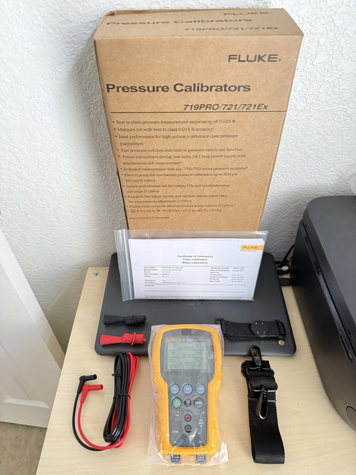 FLUKE 721-1603 DUAL SENSOR PRESSURE CALIBRATOR 16 PSIG 300 PSIG (NEW MFD 2024)