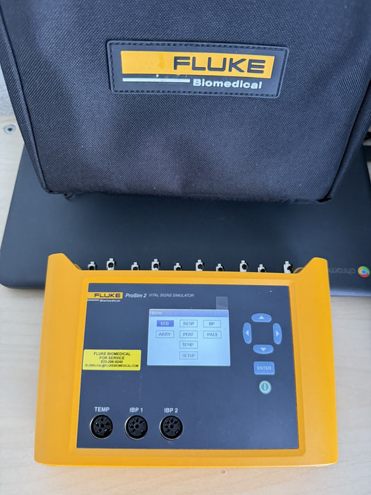 FLUKE BIOMEDICAL PROSIM 2 VITAL SIGNS SIMULATOR - FREE SHIPPING