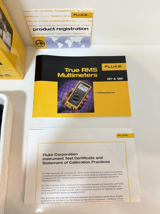 FLUKE 189 TRUE RMS MULTIMETER (NEW FACTORY SEALED) SUPER RARE - NEW & SHIPS FREE