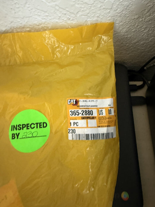 CAT 365-2880: HYDRAULIC CYLINDER SEAL KIT STANDARD SIZE (NEW SEALED)