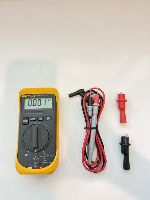 FLUKE 16 MULTIMETER W/ LEADS - SHIPS FAST (TESTED)