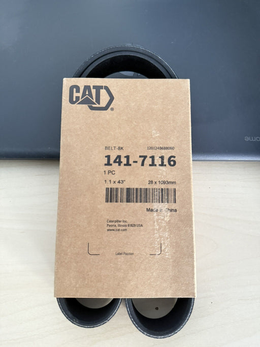 CAT 141-7116 28 X 1093MM BELT (NEW SEALED) SHIPS FAST