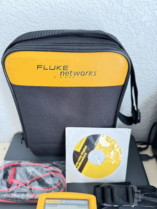 FLUKE 289 FVF DIGITAL MULTIMETER W/ BAG & LEADS - SHIPS FAST