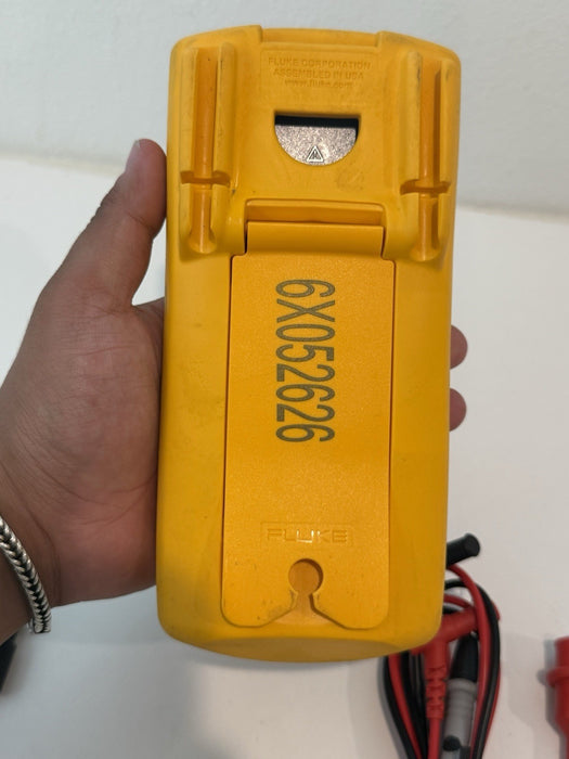 FLUKE 87V TRUE RMS MULTIMETER W/ LEADS - SHIPS FAST (CALIBRATED 2028)