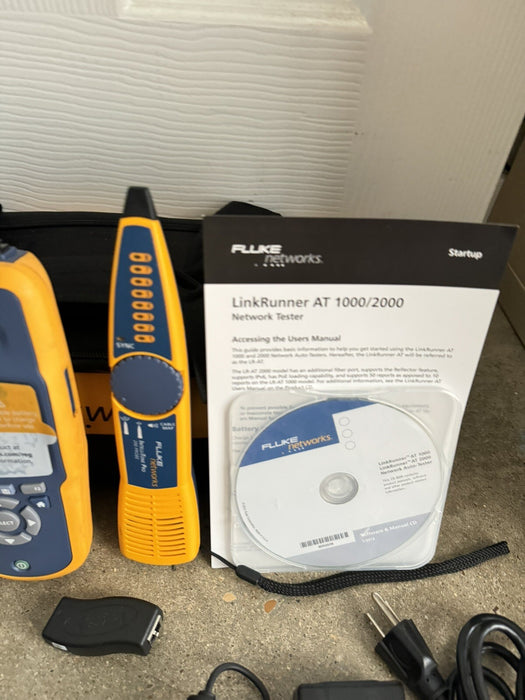 FLUKE NETWORKS LRAT-2000 KIT TESTER W FLUKE INTELLITONE PROBE (FREE SHIPPING)