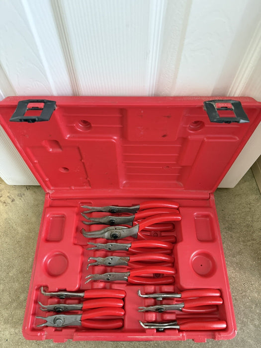 Snap-on 12pc Snap Ring Plier Kit SRPC112 W/Case PB147 ( SHIPS FAST)