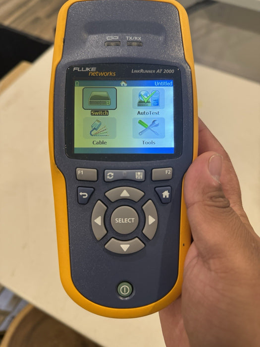FLUKE NETWORKS LINKRUNNER AT-2000 TESTER W/ ACCESSORIES (TESTED) SHIPS FAST