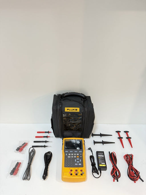 FLUKE 754 DOCUMENTING PROCESS CALIBRATOR W/ ACCESSORIES (TESTED) FREE SHIPPING