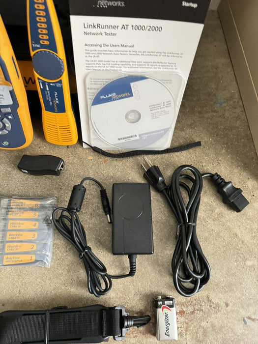 FLUKE NETWORKS LRAT-2000 KIT TESTER W FLUKE INTELLITONE PROBE (FREE SHIPPING)