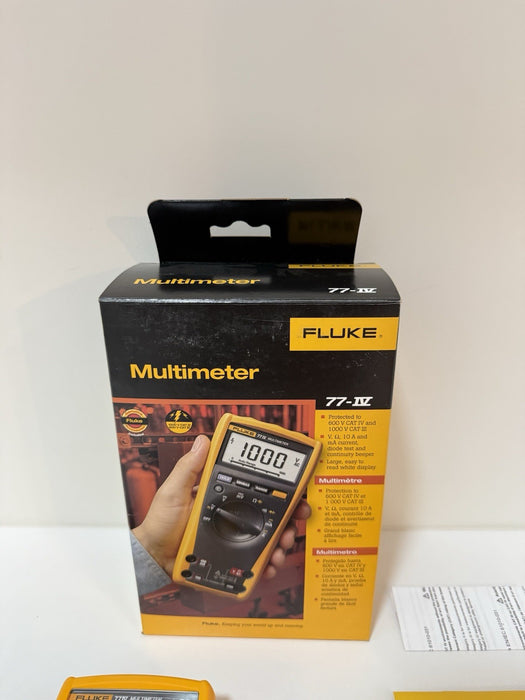 FLUKE 77 IV DIGITAL MULTIMETER (NEW FACTORY SEALED) SHIPS FAST - NEW