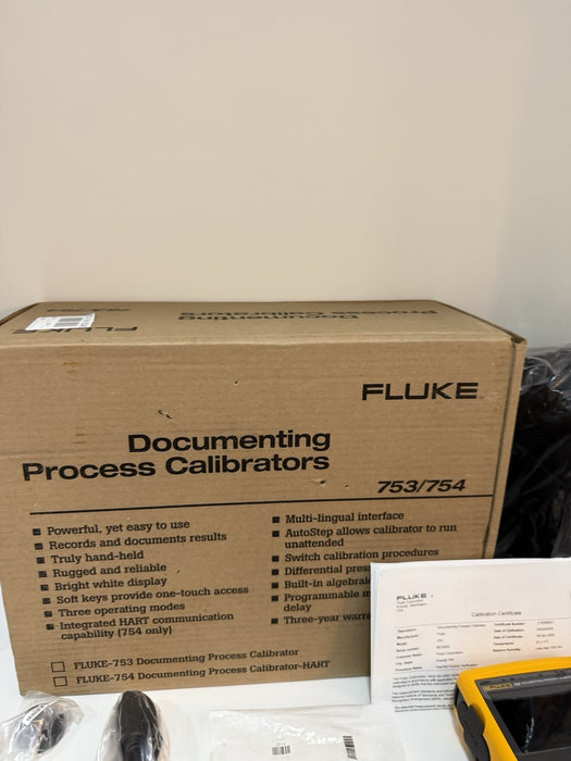 FLUKE 753 DOCUMENTING PROCESS CALIBRATOR (NEW FACTORY SEALED) CALIBRATED 2025