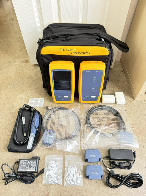 FLUKE DSX2-5000 CABLE ANALYZER KIT (CALIBRATED 2024) FREE SHIPPING / SHIPS FAST