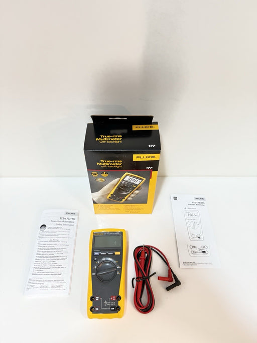 FLUKE 177 TRUE RMS MULTIMETER (NEE FACTORY SEALED) CALIBRATED 2025 / SHIPS FAST