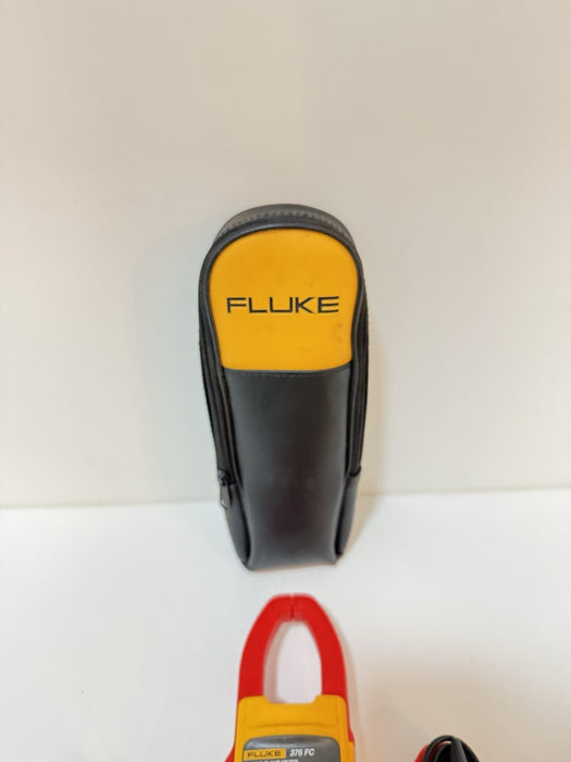 FLUKE 376FC WIRELESS TRUE RMS AC/DC CLAMP METER W/ BAG & LEADS - SHIPS FAST