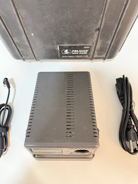 FLUKE 9100S DRY-WELL CALIBRATOR W/ BAG & CHARGER  TRANSCAT 5853T - TESTED