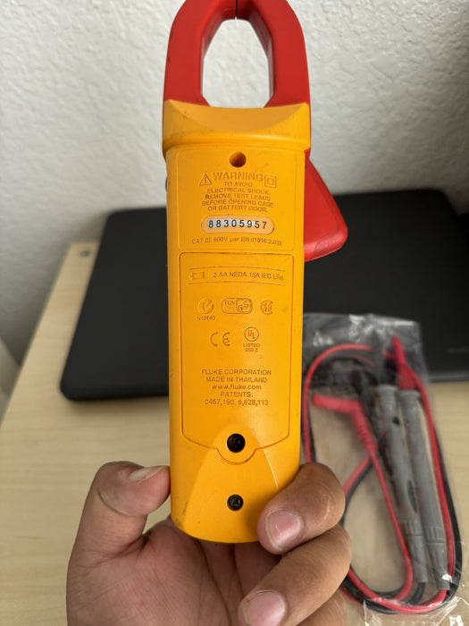FLUKE 336 TRUE RMS CLAMP METER W/ LEAD SET - SHIPS FAST (TESTED)