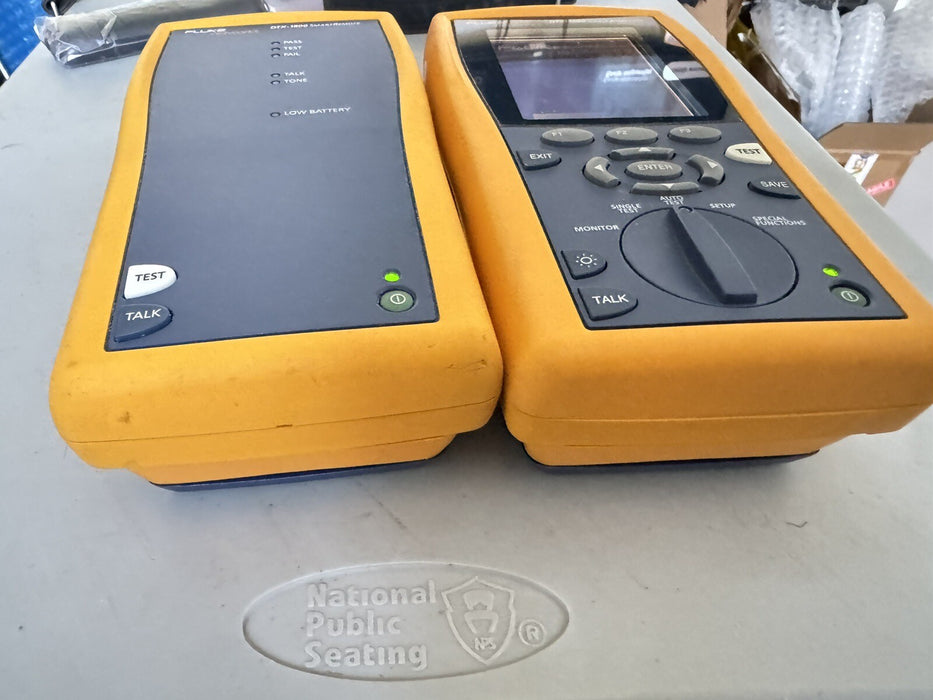 FLUKE NETWORKS DTX-1800 MM MFM2 CABLE ANALYZER FIBER COPPER CERTIFICATION TESTER