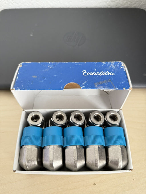 1- Swagelok Stainless Steel Elbow Fitting, 3/8" Tube x 1/2" Male NPT, SS-600-2-8