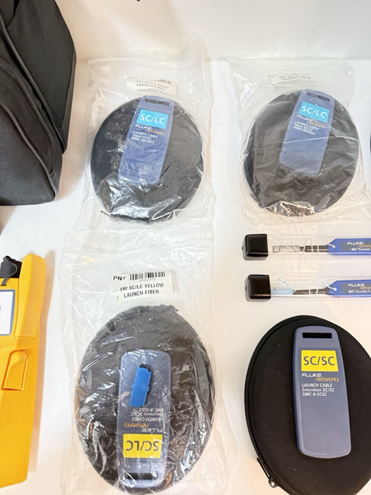 FLUKE NETWORKS VERSIV OPTIFIBER PRO OTDR KIT W/ QUAD OTDR MODULE & ACCESSORIES