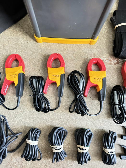 FLUKE 1750 3-PHASE POWER QUALITY RECORDER W / 4 3140R AC CLAMPS/FREE SHIPPING