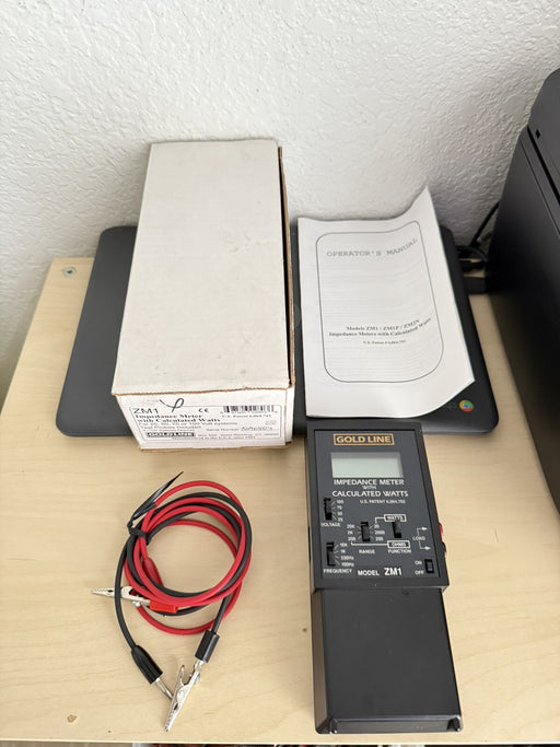 Gold Line ZM-1 Impedance Meter / SHIPS FAST - FREE SHIPPING