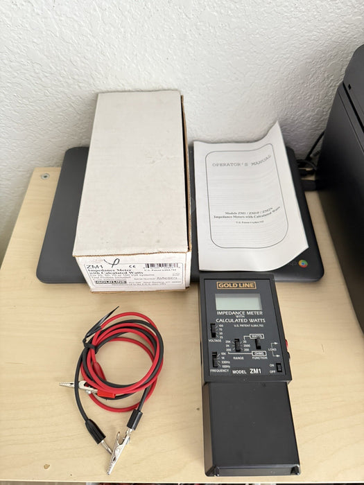 Gold Line ZM-1 Impedance Meter / SHIPS FAST - FREE SHIPPING