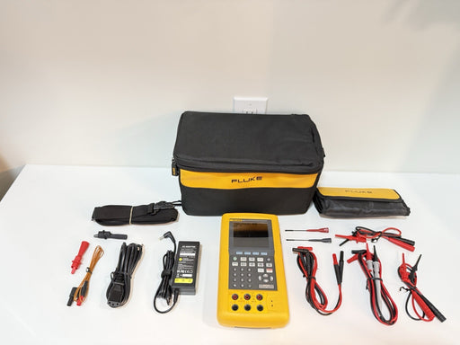 FLUKE 744 PROCESS CALIBRATOR W/ NEW LEAD SET & BAG (TESTED) SHIPS FAST