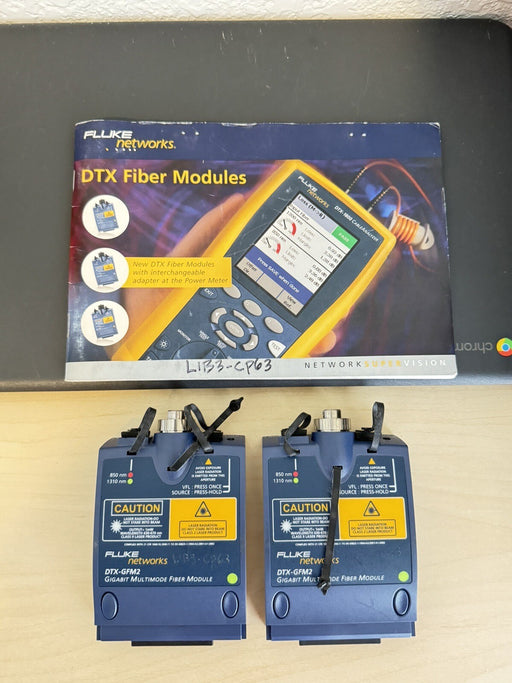 Fluke Networks DTX-GFM2 Gigabit Multimode Fiber Module for Fluke DTX-1800