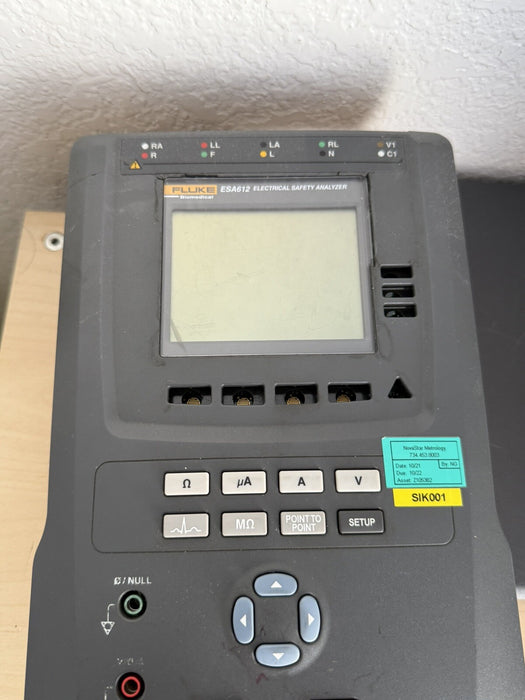 FLUKE BIOMEDICAL ESA612 230V ELECTRICAL SAFETY ANALYZER (PARTS ONLY) FOR PARTS