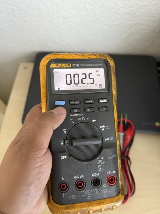 Fluke 87 III True RMS Digital Multimeter W/ Leads - SHIPS FAST