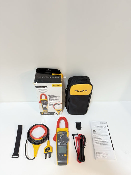 FLUKE 376FC WIRELESS TRUE RMS AC/DC CLAMP METER ( NEW FACTORY SEALED) SHIPS FAST