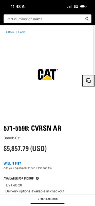 CAT 571-5598 CVRSN AR / NEW IN BOX - FREE SHIPPING