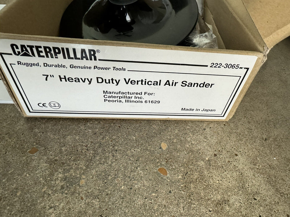 Caterpillar 222-3065 7” Heavy Duty Vertical Air Sander / NEW SEALED - SHIPS FAST