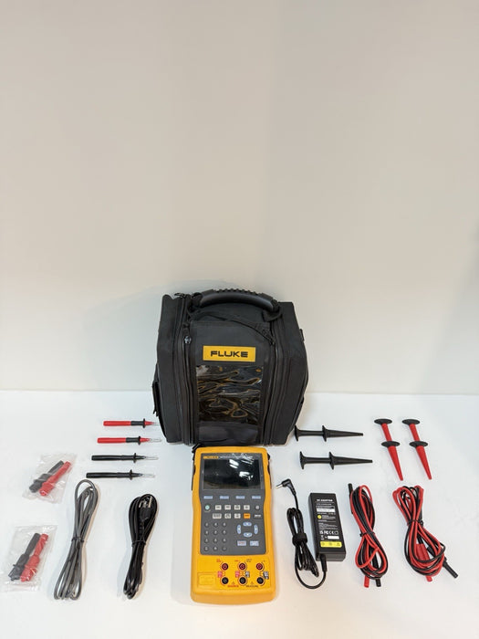 FLUKE 754 DOCUMENTING PROCESS CALIBRATOR W/ ACCESSORIES (TESTED) FREE SHIPPING