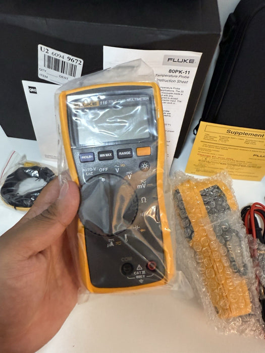 FLUKE 116/62 MAX+ TECHNICIANS COMBO KIT (NEW FACTORY SEALED) SHIPS FAST