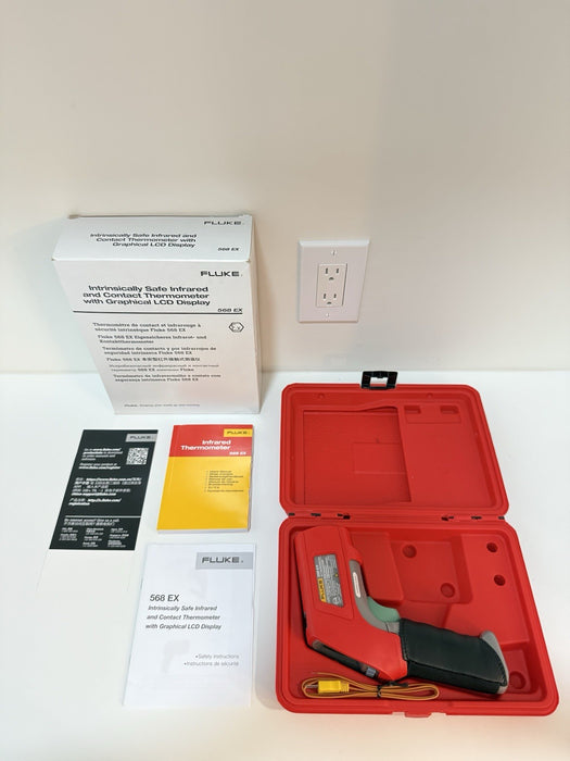 FLUKE 568EX IR THERMOMETER (NEW FACTORY SEALED) FREE SHIPPING