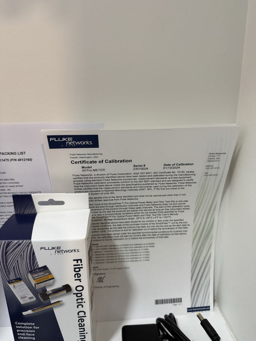 FLUKE NETWORKS FTK1475 POWER METER MULTIMODE KIT /NEW FACTORY SEALED / MFD-2024