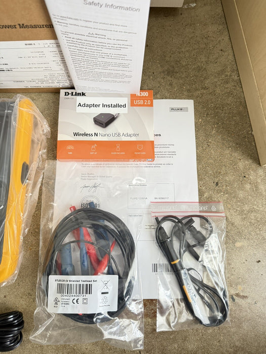 FLUKE 123B/NA INDUSTRIAL SCOPEMETER 20MHZ (NEW FACTORY SEALED)SHIPS FAST MFD2024