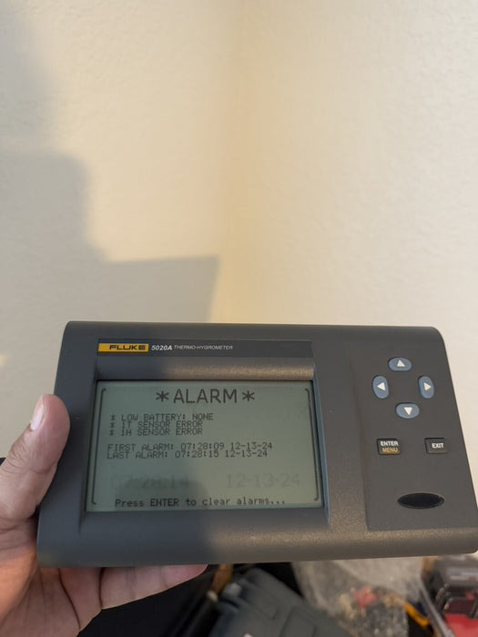 FLUKE 5020A THERMO-HYGROMETER W/BAG & ACCESSORIES- SHIPS FAST