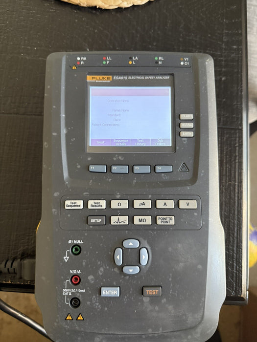 FLUKE ESA615 EU 230V ELECTRICAL SAFETY ANALYZER (TESTED) FREE SHIPPING