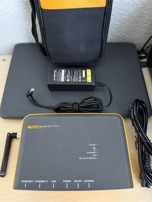 FLUKE 3501 FC GATEWAY W / BAG & POWER SUPPLY - FREE SHIPPING