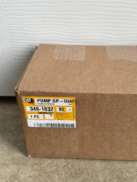 CAT 346-1832 12VDC DIAPHRAGM PUMP (NEW SEALED)