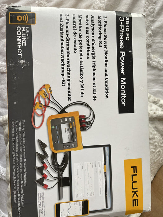Fluke 3540 FC KIT 3-Phase Power/Monitoring Kit Fluke Connect (SHIPS NEXT DAY)