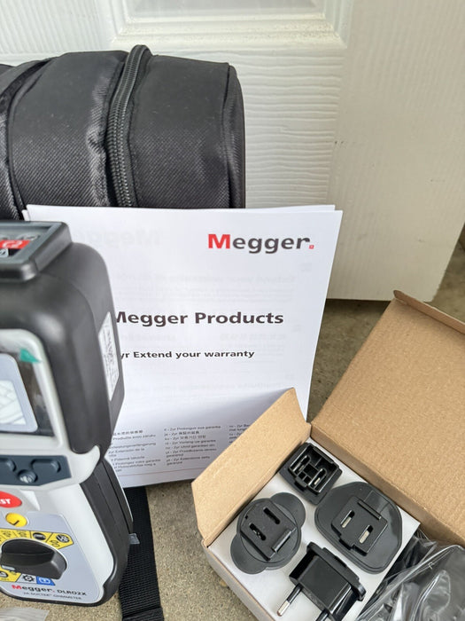 Megger DLRO2X Ducter Low Resistance Ohmmeter & Data Storage / FACTORY NEW