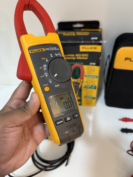 FLUKE 376 TRUE RMS AC/DC CLAMP METER (NEW SEALED) SHIPS FAST