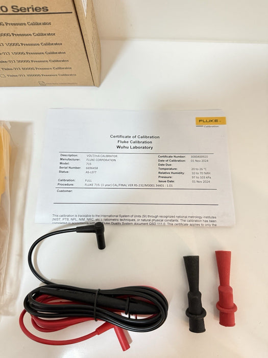 FLUKE 715 VOLT/MA CALIBRATOR (NEW FACTORY SEALED)CALIBRATED 2024 - FREE SHIPPING